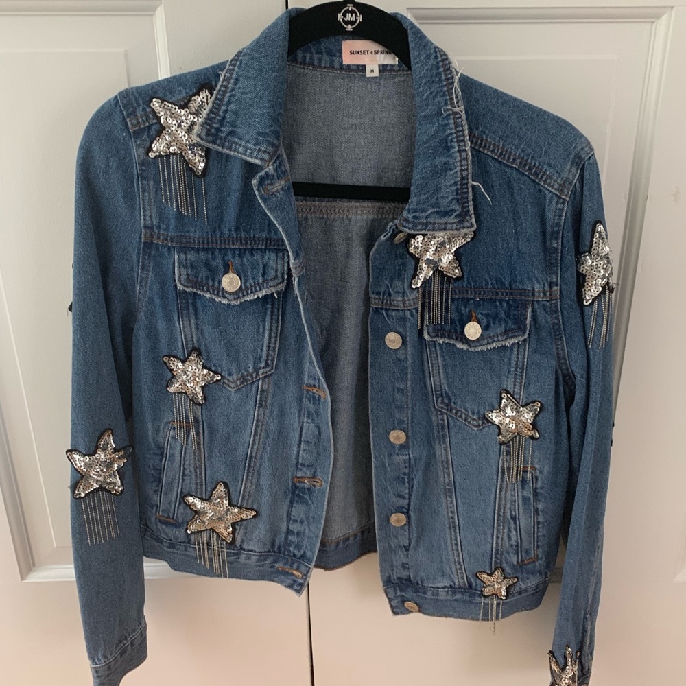 Star jean jacket